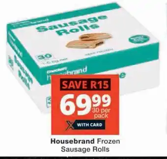 Checkers Housebrand Frozen Sausage Rolls offer