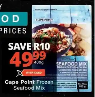 Checkers Cape Point Frozen Seafood Mix offer
