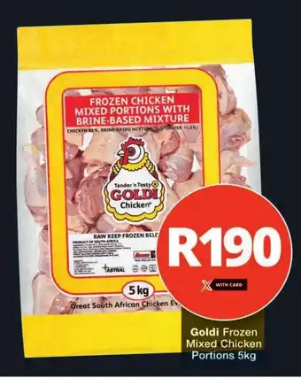 Checkers Goldi Frozen Mixed Chicken Portions 5kg offer