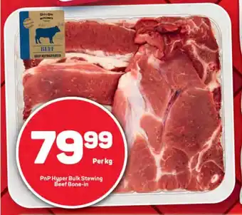Pick n Pay Hypermarket PnP Hyper Bulk Stewing Beef Bone-in offer