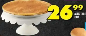 Shoprite MILK TART each offer