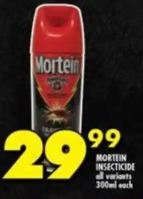 Shoprite MORTEIN INSECTICIDE all variants 300ml each offer
