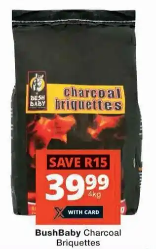Checkers BushBaby Charcoal Briquettes offer