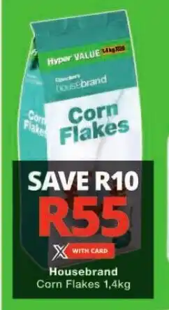Checkers Housebrand Corn Flakes 1,4kg offer