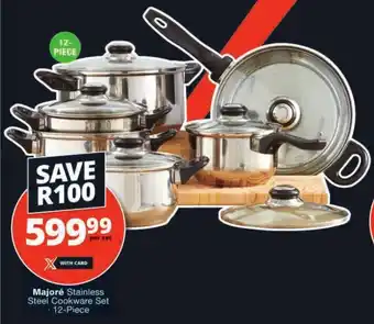 Checkers Majoré Stainless Steel Cookware Set offer