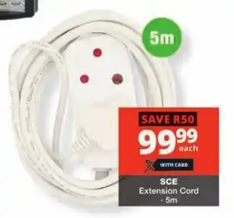 Checkers SCE Extension Cord 5m offer