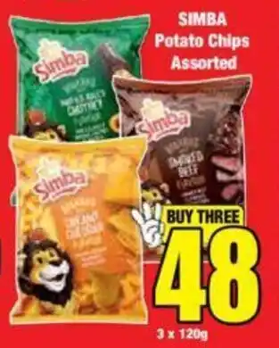 Boxer SIMBA Potato Chips Assorted offer