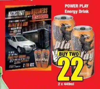 Boxer POWER PLAY Energy Drink offer