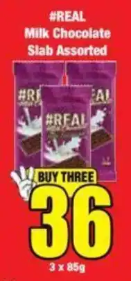 Boxer #REAL Milk Chocolate Slab Assorted offer