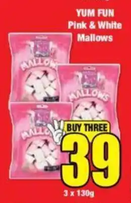 Boxer YUM FUN Pink & White Mallows offer