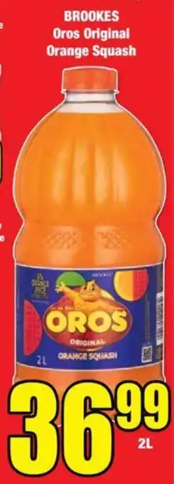 Boxer BROOKES Oros Original Orange Squash offer