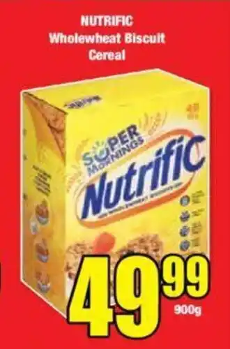 Boxer NUTRIFIC Wholewheat Biscuit Cereal offer