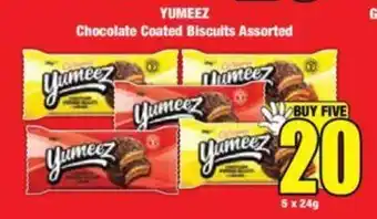 Boxer YUMEEZ Chocolate Coated Biscuits Assorted offer