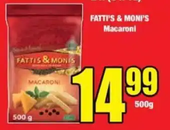 Boxer FATTI'S & MONI'S Macaroni offer