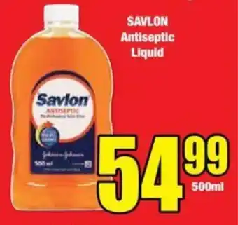 Boxer SAVLON Antiseptic Liquid offer