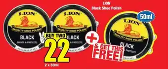 Boxer LION Black Shoe Polish offer