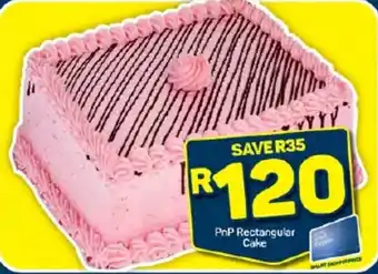 Pick n Pay PnP Rectangular Cake offer