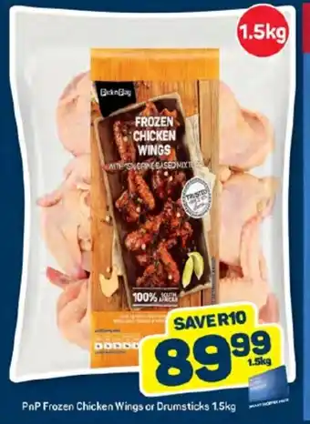 Pick n Pay PnP Frozen Chicken Wings or Drumsticks 1.5kg offer