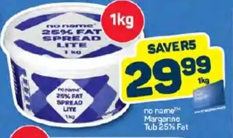 Pick n Pay no name Margarine Tub 25% Fat offer