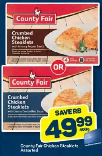 Pick n Pay County Fair Chicken Steaklets Assorted offer