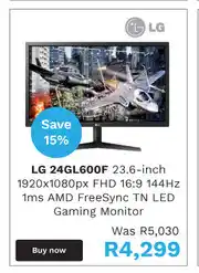 First Shop LG 24GL600F Gaming Monitor offer