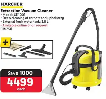 Makro Extraction Vacuum Cleaner offer