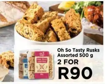 Food Lover's Market Oh So Tasty Rusks Assorted 500g offer