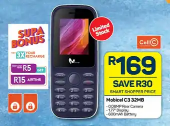 Pick n Pay Hypermarket Mobicel C3 32MB offer