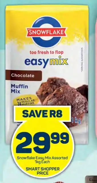 Pick n Pay Hypermarket Snowflake Easy Mix Assorted 1kg Each offer