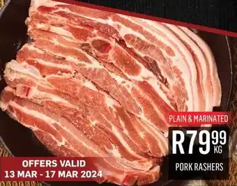 Bluff Meat Supply PORK RASHERS offer