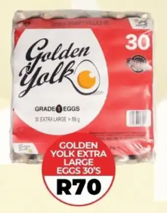 1UP GOLDEN YOLK EXTRA LARGE EGGS 30'S offer