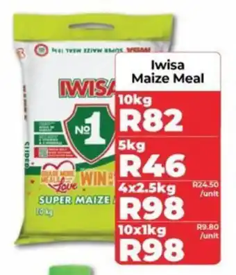 1UP Iwisa Maize Meal 10kg offer