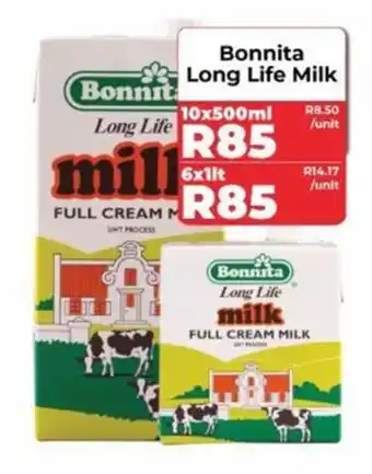Bonnita Long Life Milk 10x500ml