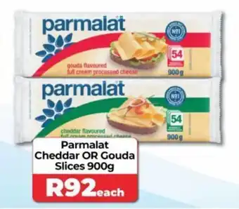 1UP Parmalat Cheddar OR Gouda Slices 900g offer