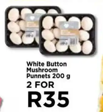 Food Lover's Market White Button Mushroom Punnets 200g offer