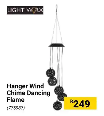 Builders Warehouse Hanger Wind Chime Dancing Flame offer