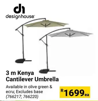 Builders Warehouse 3 m Kenya Cantilever Umbrella offer