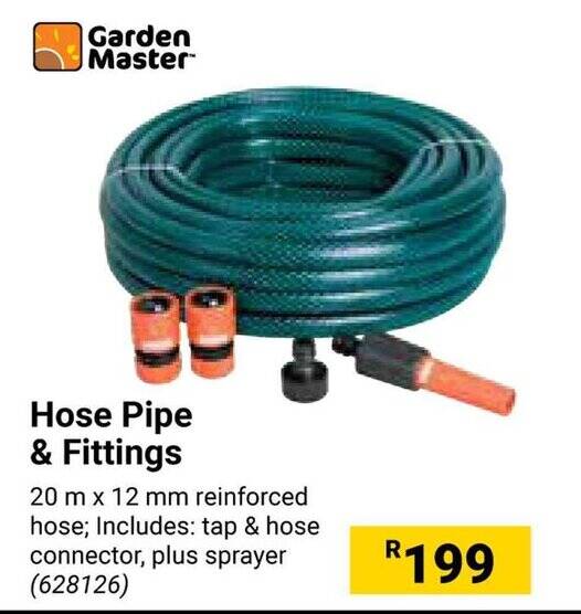 Hose Pipe & Fittings offer at Builders Warehouse