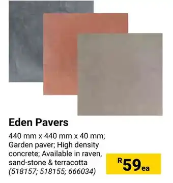 Builders Warehouse Eden Pavers offer