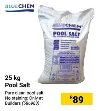 Builders Warehouse 25 kg Pool Salt offer