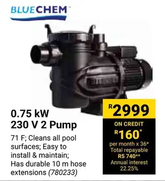 Builders Warehouse 0.75 kW 230 V 2 Pump offer