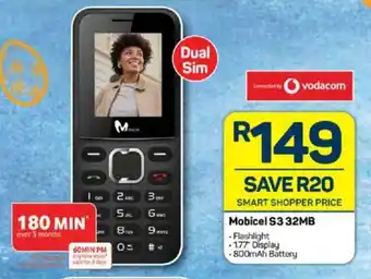 Pick n Pay Mobicel S3 32MB offer