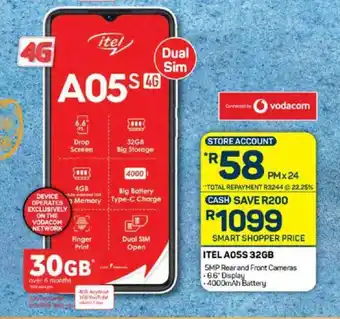 Pick n Pay ITEL A05S 32GB offer