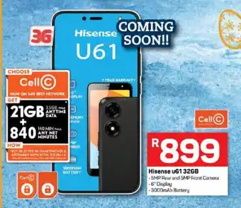 Pick n Pay Hisense u61 32GB offer