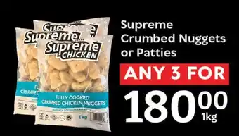 Oxford Freshmarket Supreme Crumbed Nuggets or Patties offer