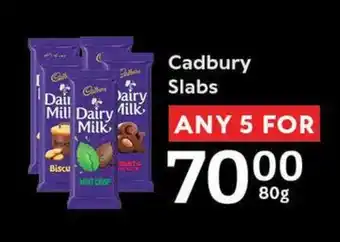 Oxford Freshmarket Cadbury Slabs offer