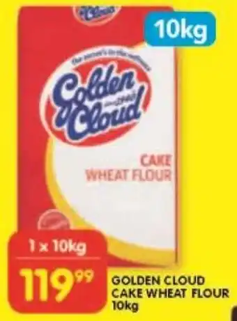 Shoprite GOLDEN CLOUD CAKE WHEAT FLOUR 10kg offer