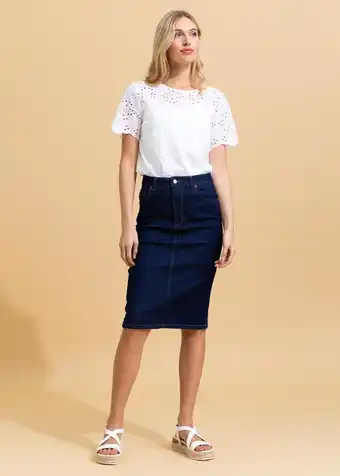 Woolworths Ultra High Denim Pencil Skirt offer