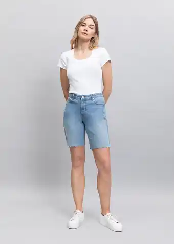 Woolworths Raw Edge Mid Rise Boyfriend Denim Shorts offer