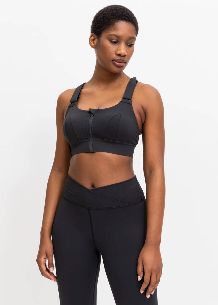 High Impact Zipped Crossover Back Sports Bra offer at Woolworths